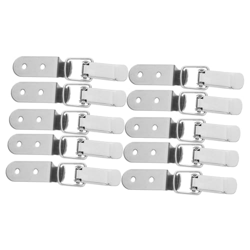 Jewedeco Edelstahl Kippriegel 10 Stück Set