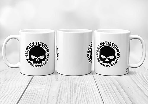 SUPER FABRIQUE Mug/Tasse en céramique Harley Davidson, imprimée en France