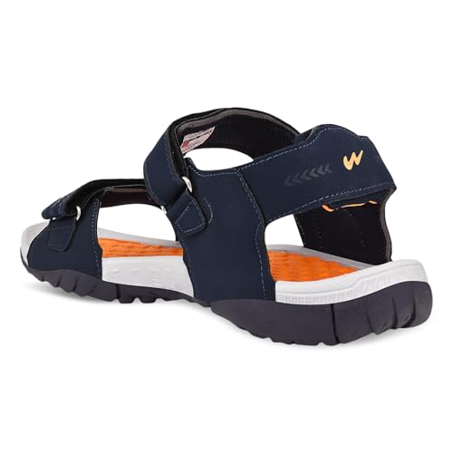 Image of Campus Men's 2GC-18 NAVY /ORG-1 Sandal - 9UK /India 1 Pair
