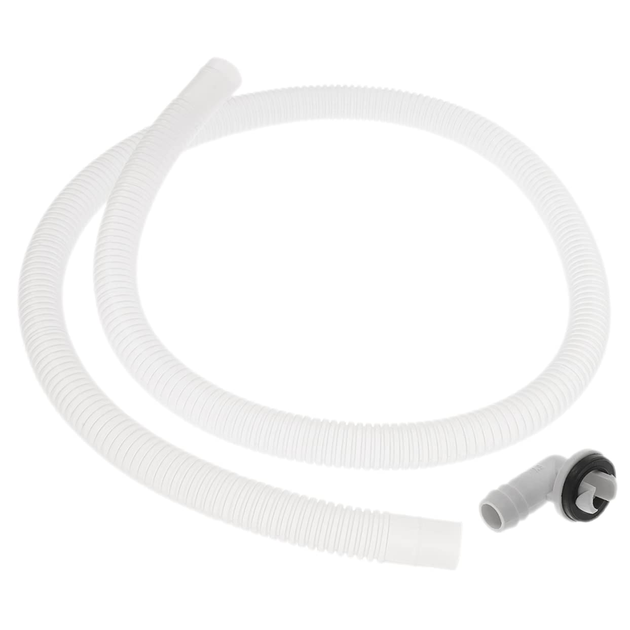 IMIKEYA 3 Set Tubo Scarico per Condizionatore con Kit Collegamento Flessibile Tubo Drenaggio Trasparente da Piedi per Climatizzazione e Split Compatibile