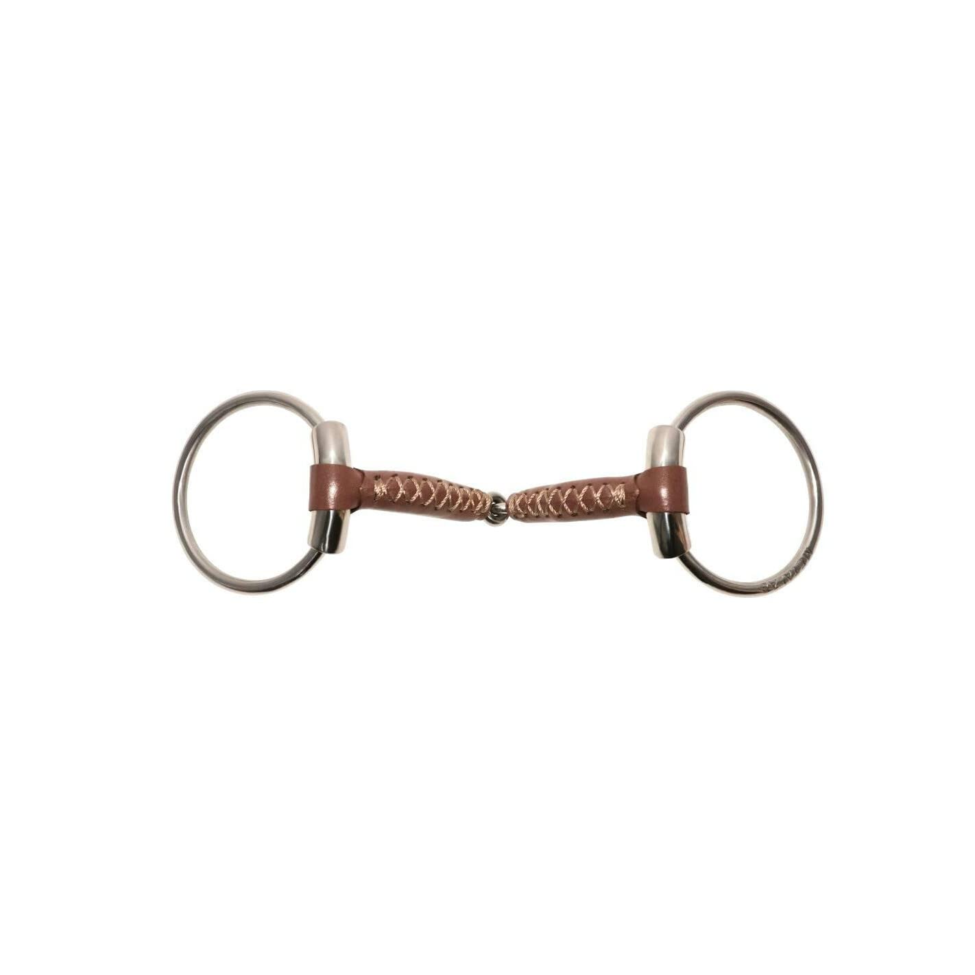Metalab Bocado de 2 Anillos para Caballos Pinchless