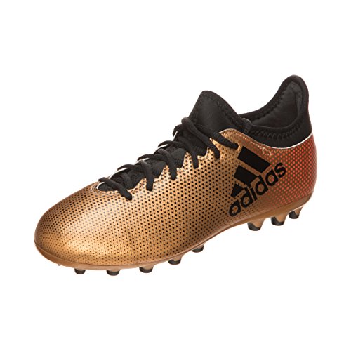 Adidas X 17.3 AG J, Botas de fútbol Unisex Adulto, Amarillo (Ormetr/Negbas/Rojsol 000), 38 EU