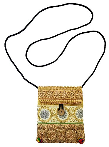 Multi Colour Patchwork Side Sling Small Bag For Girls (BAG1758)