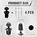 4 Packs Bite Valve Replacement Sheath for Osprey, Hydration Pack Bite Valve BPA-Free Bite Valve Nozzle Silicone Water Bladder Mouthpiece Compatible with Hydrapak Hydration Reservoirs (Black)