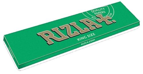RIZLA 30 Booklets Rizla King Size Green Rolling Papers Free Delivery!!