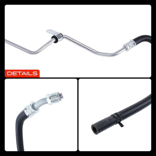 A-Premium Power Steering Return Hose Line Assembly Compatible with Hyundai Santa Fe 2010-2012 & Kia Sorento 2011-2013, L4 2.4L V6 3.5L, Gear To Cooler by A-Premium - Image 9