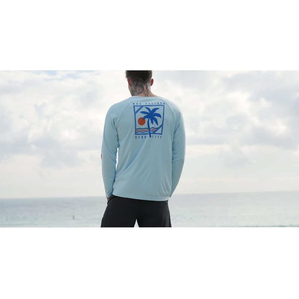 Amazon.com: Mad Pelican Beach Life Sun Kicker Raglan UV T