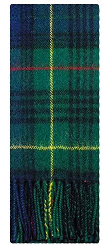 I LUV LTD Stewart Hunting Modern Tartan 100% Lambswool Scarf Made in Scotland
