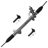 Detroit Axle - 4WD Complete Power Steering Rack & Pinion + Outer Tie Rods Replacement for 2000-2003 Dodge Dakota Durango - 3pc Set