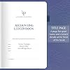 Legend Accounting Ledger Book Hardcover Bookkeeping Log for Small Business & Personal Use Columnar Book Money Expense Journal Large Format 7x10 (Dark Blue, Smaller Than A4 (7x10''))