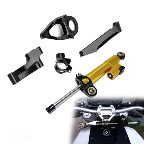 Amortisseur de direction Suzuki GSX1300R Hayabusa or en alu taillé masse