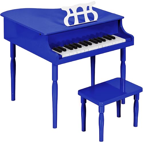 Best Choice Products Kids Classic Wooden 30-Key Mini Grand