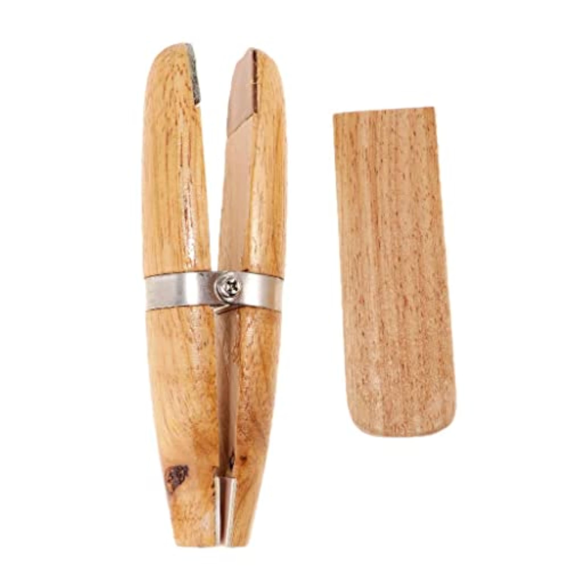 Natural Wooden Jewelers Ring Clamp Tool Holder