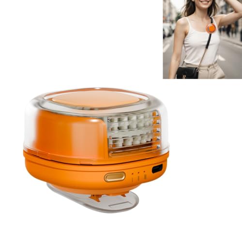 Ventilador portátil con clip recargable de ABS para viajes 3