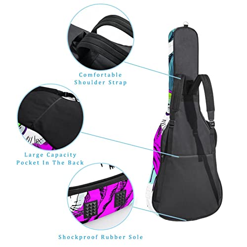 Hondank Housse étanche pour guitare acoustique avec double bandoulière et poche Motif légumes colorés, Multicolore 10… - Les Beatles, Paul McCartney, John Lennon, RIngo Starr, George Harrison Hondank Housse étanche pour guitare acoustique avec double bandoulière et poche Motif légumes colorés, Multicolore 10… – Image 4