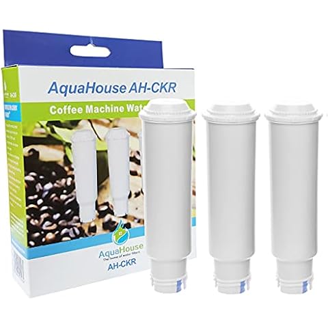 3X AquaHouse AH-CKR Compatible Water Filter for Krups AEG Bosch Siemens Melitta Pro Aqua Coffee Makers Cover