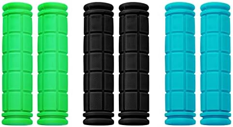 ONLYFU 6 Pieces Bike Handlebar Grips Premium Non-Slip Bicycle Handlebar Grips Cover for Bikes Scooters BMX Mountain Bikes Scooters Cruiser Tricycle (6 Pcs)
