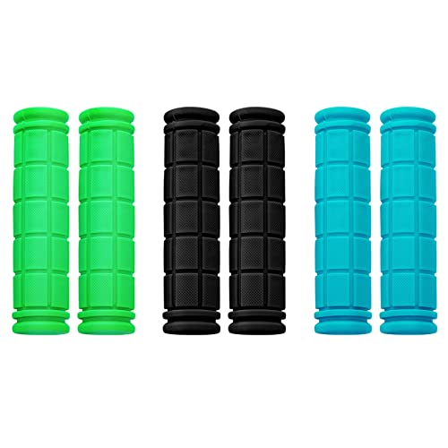 Onlyfu 6 Pieces Bike Handlebar Grips Premium Non-Slip Bicycle Handlebar Grips Cover For Bikes Scooters Bmx Mountain Bikes Scooters Cruiser Tricycle (6 Pcs) #TOP2