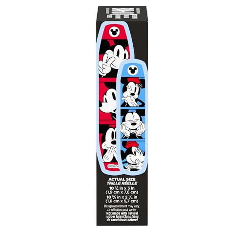 Image of Band-Aid Brand Adhesive Bandages for Minor Cuts & Scrapes, Wound Care Featuring Disney's Mickey Mouse, Fun Bandages for Kids and Toddlers, Assorted Sizes, 20 Count