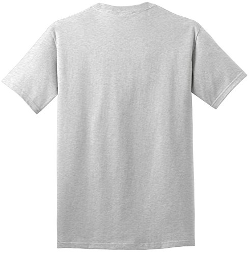Joe's USA Men's Heavyweight 6.1-Ounce T-Shirts-L-Ash2