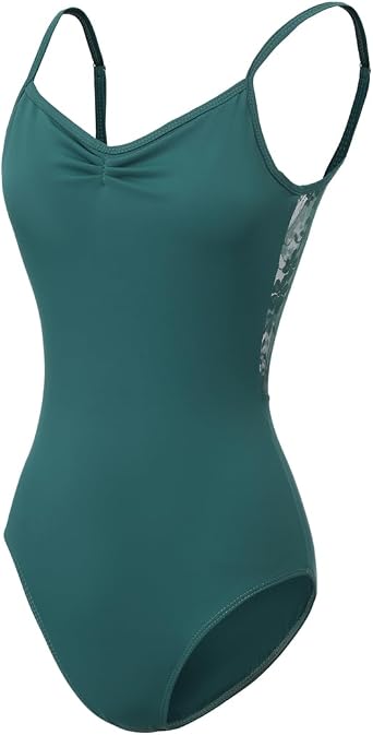 Womens Camisole Leotard for Ballet Dance grils Bodysuit with Adjustable Straps