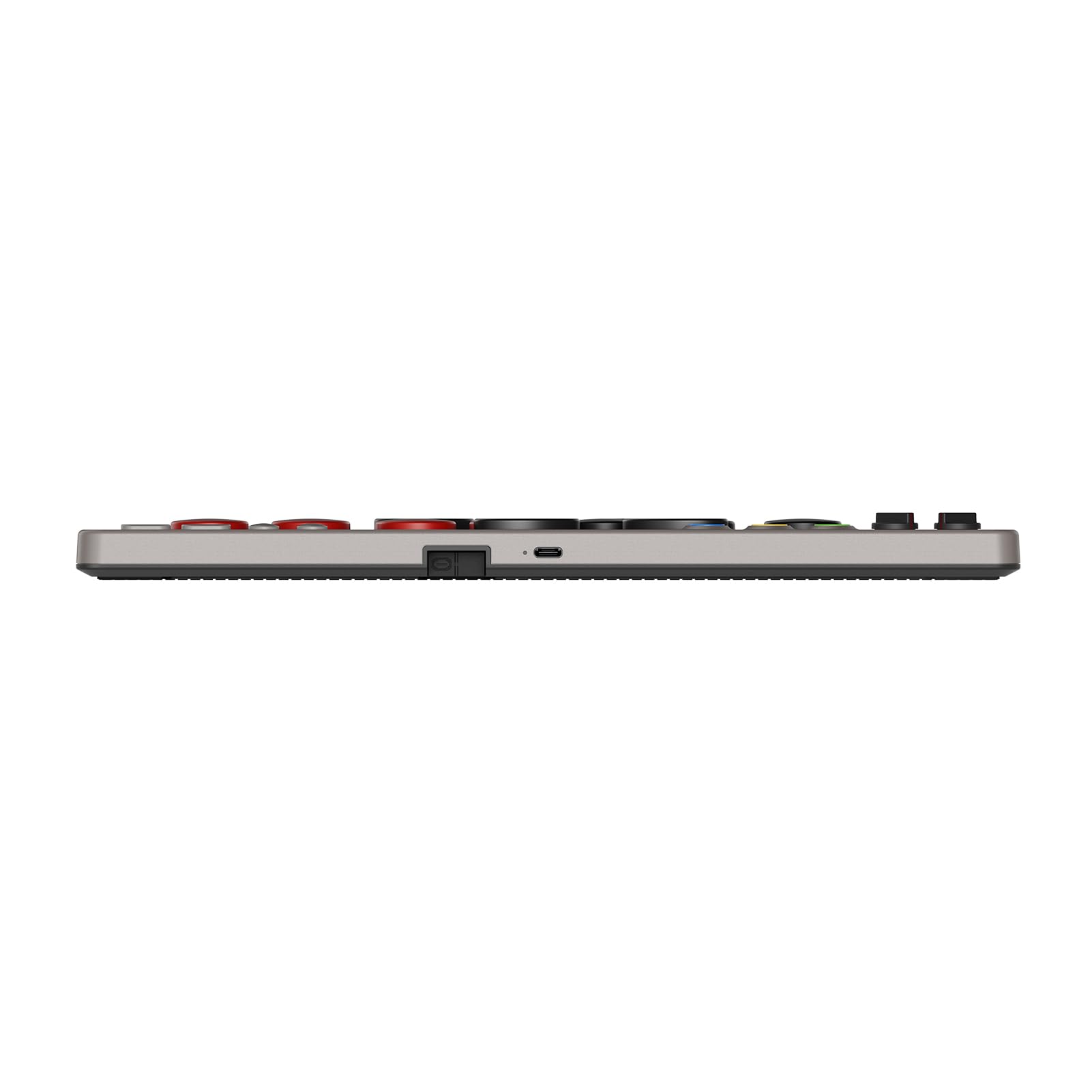 8BitDo All-Button Arcade Controller for Switch & Windows – Bluetooth, 2.4G, Wired Connectivity, Low-profile Mechanical Switches, 4 Programmable Buttons, Hot-swappable PCB