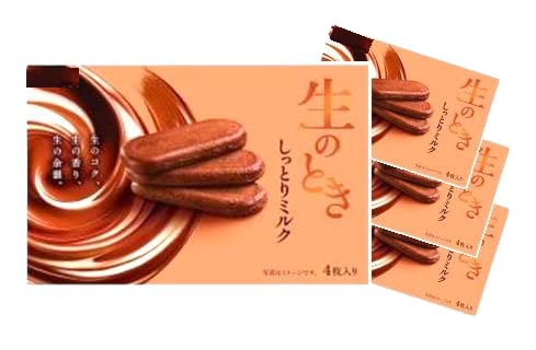 Amazon | 【4個セット】明治 生のとき しっとりミルク 4枚入 | ノー