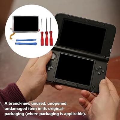 Upgraded Replacement Top Upper LCD Screen Display for Nintendo 3DS XL (Top/Upper)