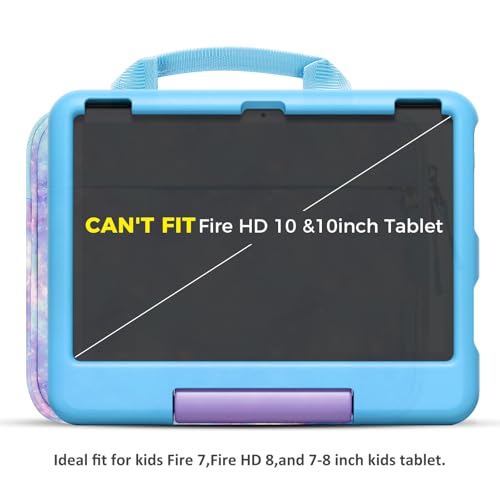 Image of Choco Mocha Kids Tablet Bag Fire HD 8 10 Tablet Carrying Case