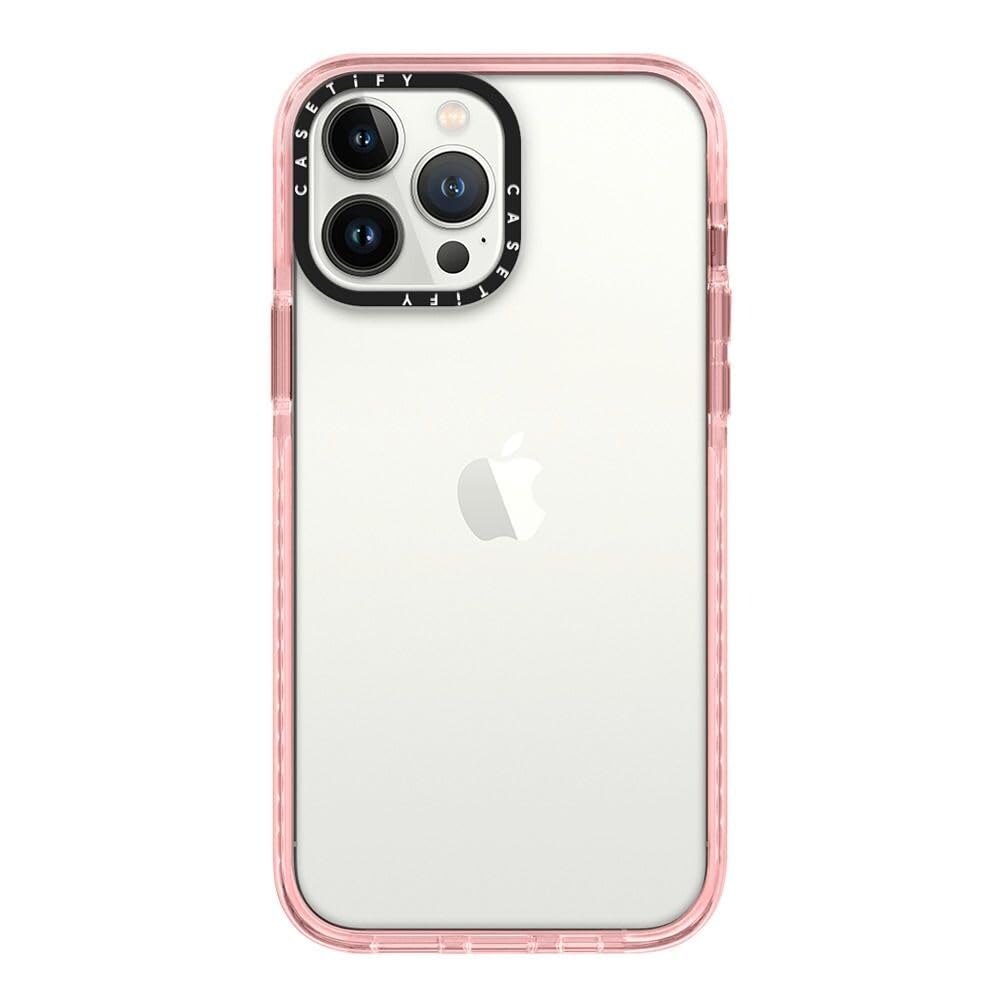 CASETiFY Impact iPhone 13 Pro Max Case [4X Military Grade Drop Tested / 8.2ft Drop Protection] - Pink