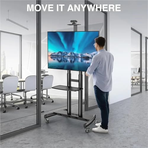 Soporte móvil motorizado para TV 55-90 pulgadas techo miniatura 2