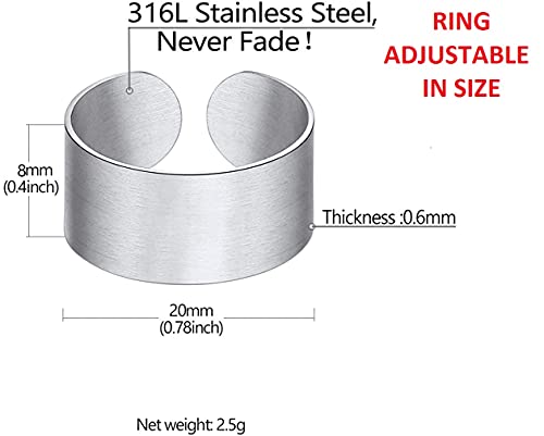Image of Moneekar Jewels 18k Stainless Steel Ring for Men and Women
