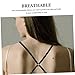 Veemoon Adjustable Cross Back Bra Straps for Women Invisible Replacement Shoulder Straps Stretchable Fashion Accessory Suitable for Dresses and Tops