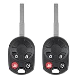 Vurkcy Key Fob Replacement for 2012-2019 Ford Focus/ 13-19 Escape C-Max/ 15-18 Fiesta/ 14-20 Transit Car Keyless Entry Remote Control, OUCD6000022, 4 Btn, 2Pcs