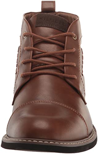 Tommy Hilfiger Men's Gibby Chukka Boot, Dark Cognac, 8 #TOP1