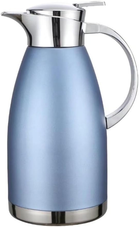 304 ステンレス鋼魔法瓶ケトル、二層真空魔法瓶ケトル、家庭用魔法瓶、ヨーロッパのコーヒーポット、高い断熱効果、真空断熱 (北欧蓝,