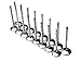 Brian Crower BC3600-S Intake Valve (02-09 WRX / 04-09 STi EJ205 / EJ255 / EJ257 STD Size STD Tip 36Mm) Set 8), 8 Pack