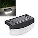 Haofy Walkway Lights Environmental Stair Lights 700mah Solar for Garden (Pure White)
