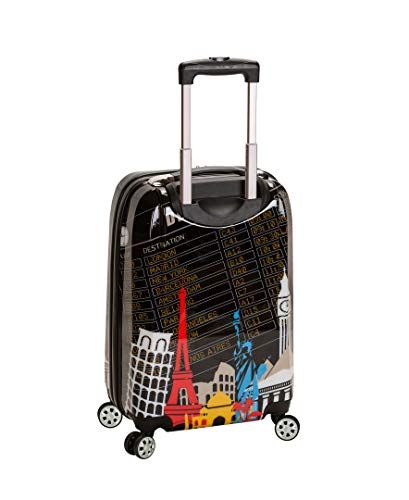 Rockland Departure Hardside Spinner Wheel Luggage, Assorted/Multicolor, 2-Piece Set (20/28) #TOP1