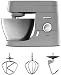 Produktbild Kenwood kvc3100s Küchenmaschine silber 4,6 l 1000 W, H x L x P: 30 x 38 x 28 cm