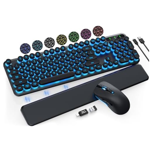 Backlit Wireless Keyboard and Mouse Combo