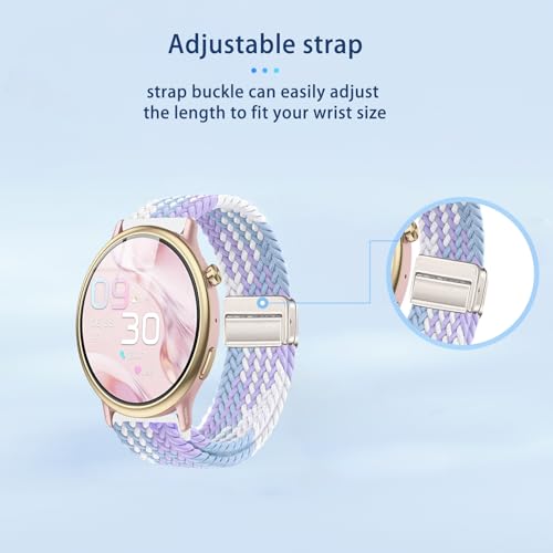 Correa de Nylon Ajustable para Reloj Inteligente TAEPOK S95 miniatura 6