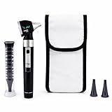 Gima Sigma C Led Otoscopio Medico Pensato Per Esami Otorinolaringoiatrici, Endoscopio Dotato D'illuminazione A Led Lente D'Ingrandimento con 14 Speculum, 7x2.5 mm E 7x4mm