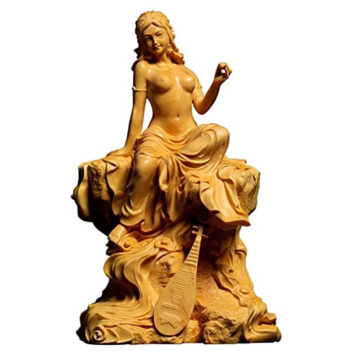 仏像 開運縁起物 幸運置物 開運招福七福神 弁財天 木彫り 商売繁盛 無病息災 福徳 福運 厄除け オフィス装飾