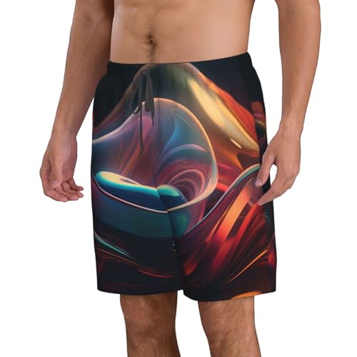 Men's Swim Trunks Colored Glass Products Quick Dry Board Shorts Mens Bathing Suit Beach Swimwear with Pockets4