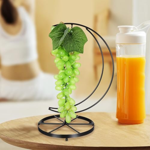 TOYANDONA Modern Upright Metal Banana Hanger Stand for Kitchen Countertop Fruit Display Holder with Sturdy Construction and Clean Smooth Iron Surface Versatile Home Decor Ornament - Image 6