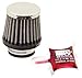 Produktbild K&N RC-0790 KFZ und Motorrad Universal Chrom Filter Rot