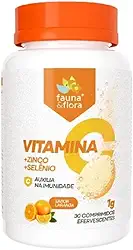 Vitamina C Zinco Selênio com 30 comprimidos Efervescente 1000mg