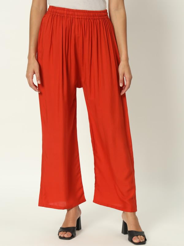 Image of Soft Colors Women Regular Fit Pocket Palazzo