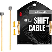 Chooee Bicycle PRO Shift Cable for Shimano/SRAM Shifter Cable Universal 2100mm/2500mm/3000mm/3500mm Ultra Slick Derailleur Cable